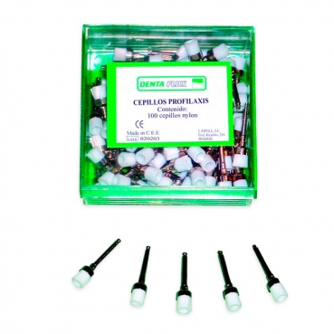 CEPILLOS PROFILAXIS DENTAFLUX 100u.NYLON