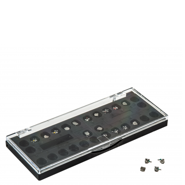 KIT 20 BRACKETS METALICOS DENTAFLUX MINI ROTH 22