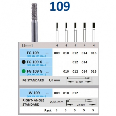 FRESA HORICO FG 109-009 5u.