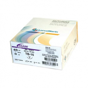 SUTURA PGA SSA90 TB-15 3/0 36u. LORCA