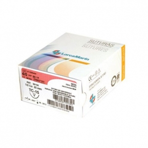 SUT.SEDA NEGRA TB-15 MATTE 4/0 12u.