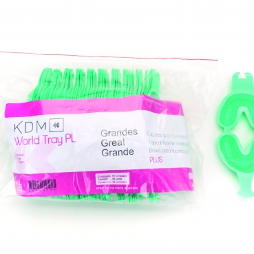WORLD TRAY PL KDM cubetas fluor dobles plus grandes 50 ud
