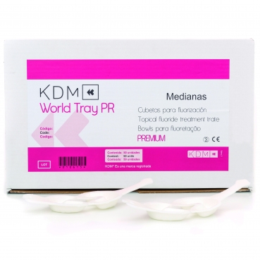 WORLD TRAY PR KDM cubetas fluor dobles premium medianas 50ud