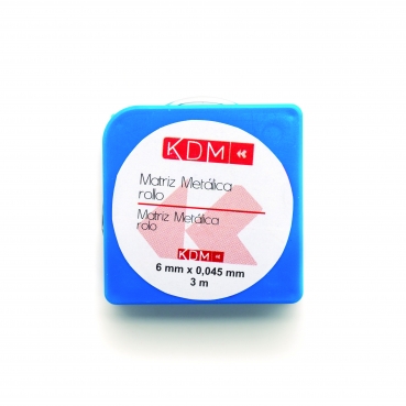 MATRICES KDM metalicas rollo (0.045mmX6mmx3m)