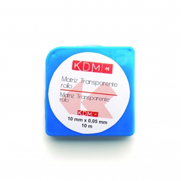 MATRICES KDM rollo (10m X 10mm)transparentes
