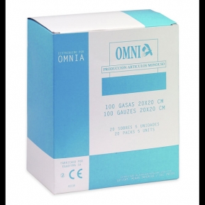 GASAS ESTERILES OMNIA 25x216cm 100u