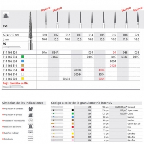 FRESA FG D3/6 859-012 INTENSIV 6u.