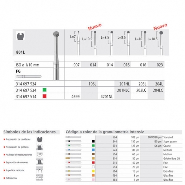FG 201NL/6 801L-016 MEDIO 6u.