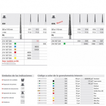 FRESA FG 40D3/6 859-011 INTENSIV 6u.