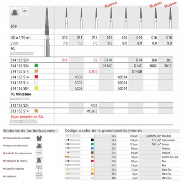 FG 50D2/6 858-010 FG DIAM. X-FINO 6U.