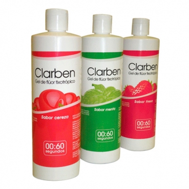 GEL DE FLUOR CLARBEN CEREZA 500ml