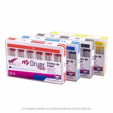 m-Dryer Easy PUNTAS PAPEL M-Conic Easy X2 100u.