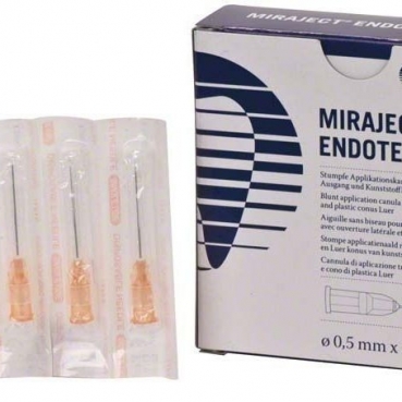 AGUJAS MIRAJECT ENDOTEC 25G 0,5X25 25u
