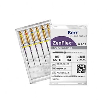 LIMAS NITI ZENFLEX 40 .04 25mm 6u.