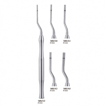 1605/4.8 OSTEOTOMO IMPACTADOR HUESO CURVO 4,8mm.