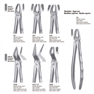 LS7 FORCEPS PREMOLAR SUP. LIQUID STEEL