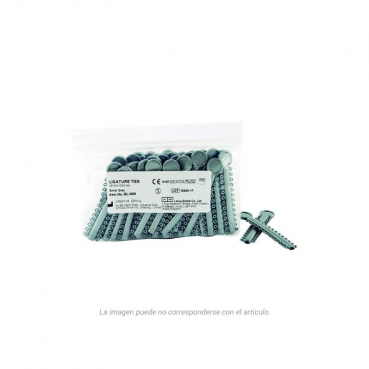 LIGADURAS ELASTICAS DENTAFLUX GRIS 1040u.