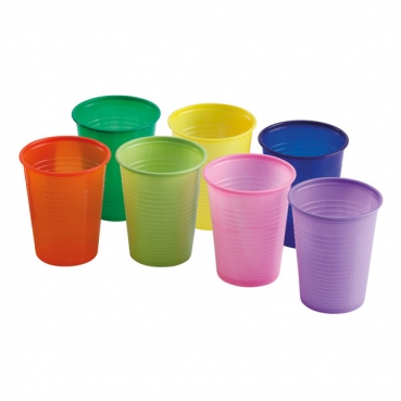 VASOS PLASTICO ROSA 200cc 3000und.