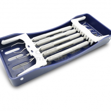 3030-S-BL-SET PARO BANDEJA COLOR AZUL