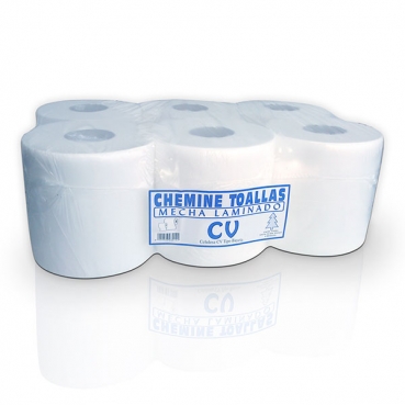 PAPEL BOBINA SECAMANOS CHEMINE 6u.
