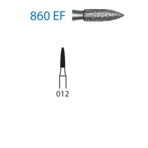 860EF.314.012 KOMET diamante clinica 5 ud